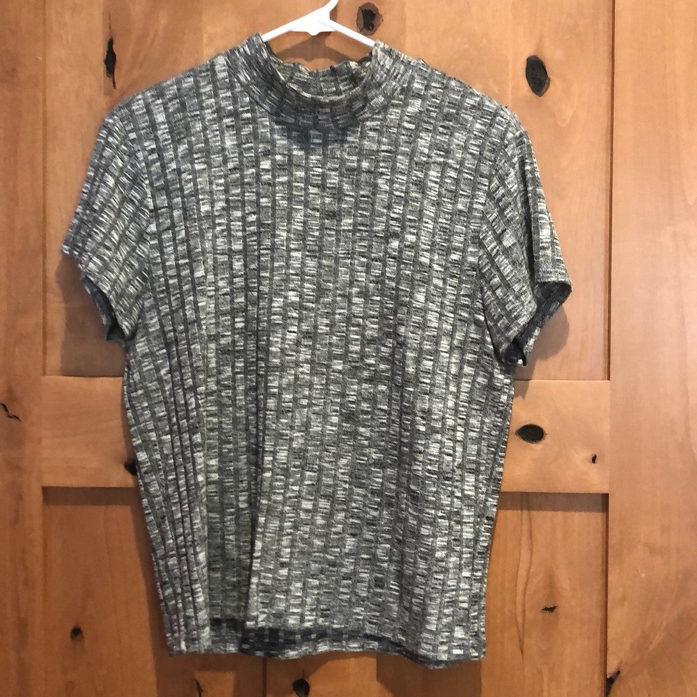 Mock turtle neck shirt